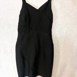 Mini Black Bandage Dress